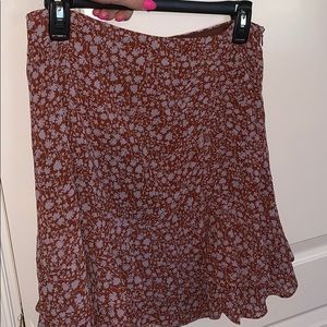 Super Cute Floral Mini Skirt